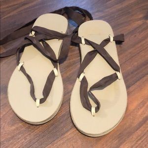Tan sseko sandals